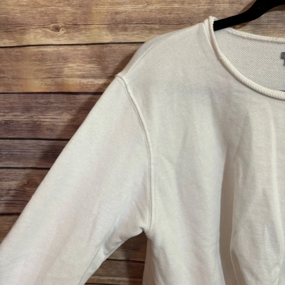 Aerie twist front Crop crewneck sweatshirt Size Latge  I3